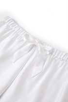 Lunar Glow Cami and Shorts Set In Mulberry Silk - Moonbeam