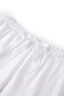 Lunar Glow Cami and Shorts Set In Mulberry Silk - Moonbeam