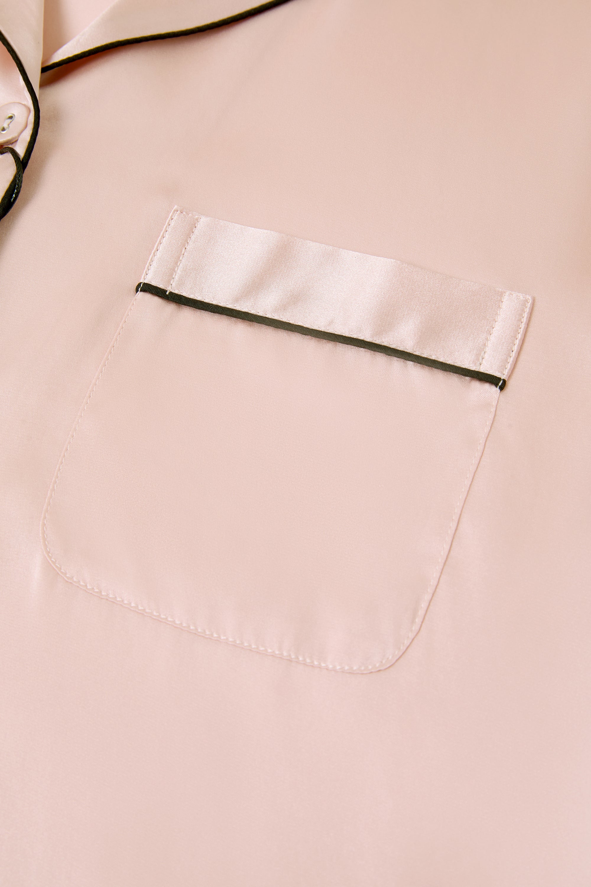 Blushing Skies Silk Pajama Set In Mulberry Silk - Peach Sorbet