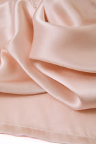 Blushing Skies Silk Pajama Set In Mulberry Silk - Peach Sorbet