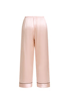 Blushing Skies Silk Pajama Set In Mulberry Silk - Peach Sorbet