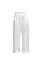 Lunar Glow Silk Pajama Set In Mulberry Silk - Moonbeam