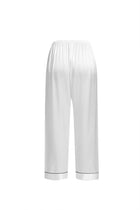 Lunar Glow Silk Pajama Set In Mulberry Silk - Moonbeam