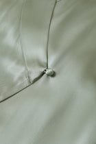Viridian Lake Robe In Mulberry Silk - Misty Pine