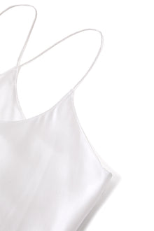 Lunar Glow Chemise and Robe Set In Mulberry Silk - Moonbeam