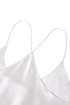Lunar Glow Chemise and Robe Set In Mulberry Silk - Moonbeam