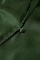 Viridian Lake Chemise and Robe Set In Mulberry Silk - Pine Shadow