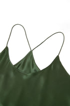 Viridian Lake Chemise and Robe Set In Mulberry Silk - Pine Shadow