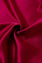 Crimson Maple Slip Dress In Mulberry Silk - Mulled Wine
