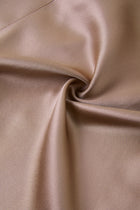 Wheat Shadows Robe In Mulberry Silk - Latte Harvest