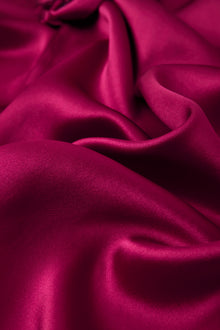 Crimson Maple Robe In Mulberry Silk - Mulled Wine