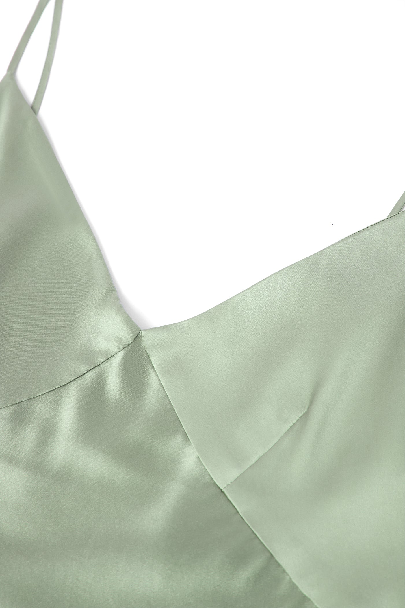 Viridian Lake Midi Slip Dress In Mulberry Silk - Misty Pine