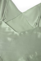 Viridian Lake Midi Slip Dress In Mulberry Silk - Misty Pine
