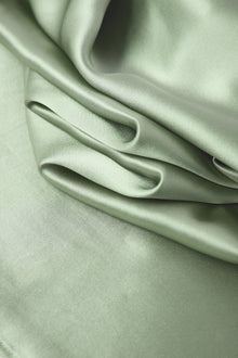 Viridian Lake Midi Slip Dress In Mulberry Silk - Misty Pine