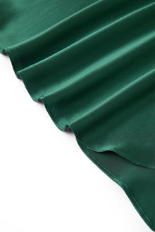 Viridian Lake Midi Slip Dress In Mulberry Silk - Pine Shadow