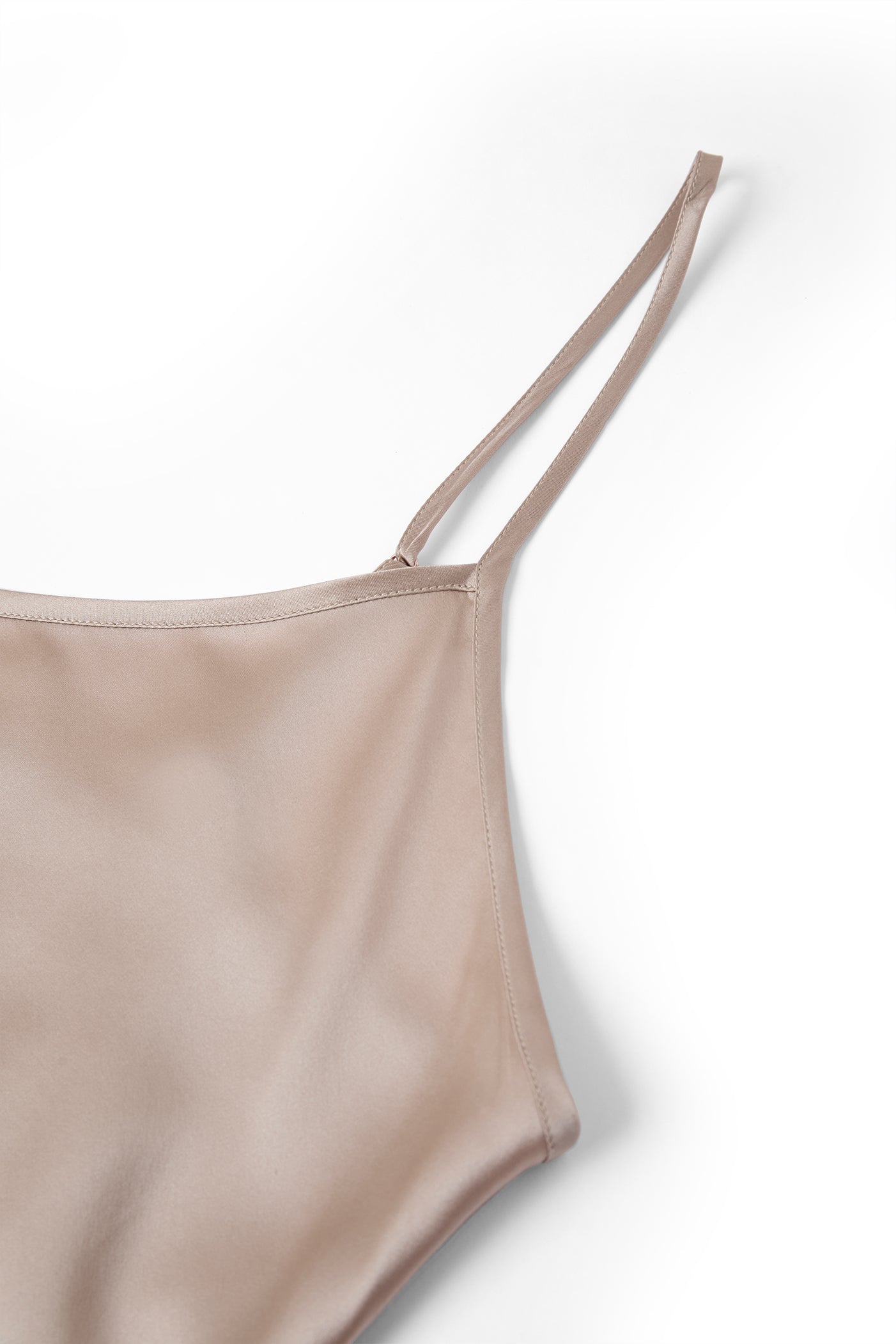 Wheat Shadows Slip Dress In Mulberry Silk - Amber Grain
