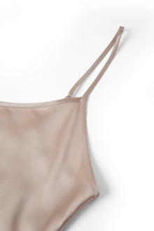 Wheat Shadows Slip Dress In Mulberry Silk - Amber Grain