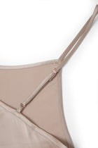Wheat Shadows Slip Dress In Mulberry Silk - Amber Grain