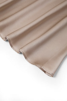 Wheat Shadows Slip Dress In Mulberry Silk - Amber Grain