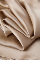 Wheat Shadows Slip Dress In Mulberry Silk - Amber Grain