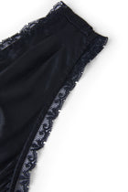 Midnight indigo Slip Dress In Mulberry Silk - Onyx Night