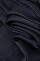 Midnight indigo Slip Dress In Mulberry Silk - Onyx Night