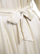 Wheat Shadows Robe In Mulberry Silk - Field Straw