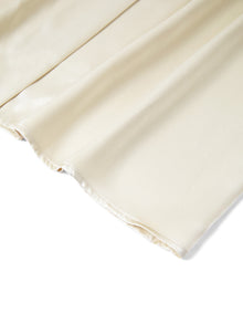 Wheat Shadows Robe In Mulberry Silk - Field Straw