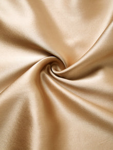 Wheat Shadows Robe In Mulberry Silk - Sunlit Chaff