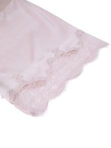 Blushing Skies Chemise and Robe Set In Mulberry Silk - Blush Horizon
