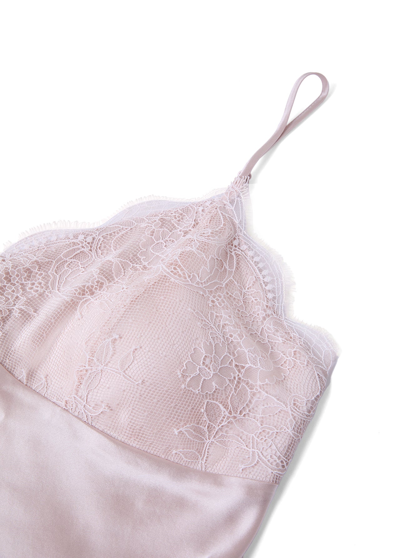 Blushing Skies Chemise and Robe Set In Mulberry Silk - Blush Horizon