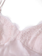 Blushing Skies Chemise and Robe Set In Mulberry Silk - Blush Horizon