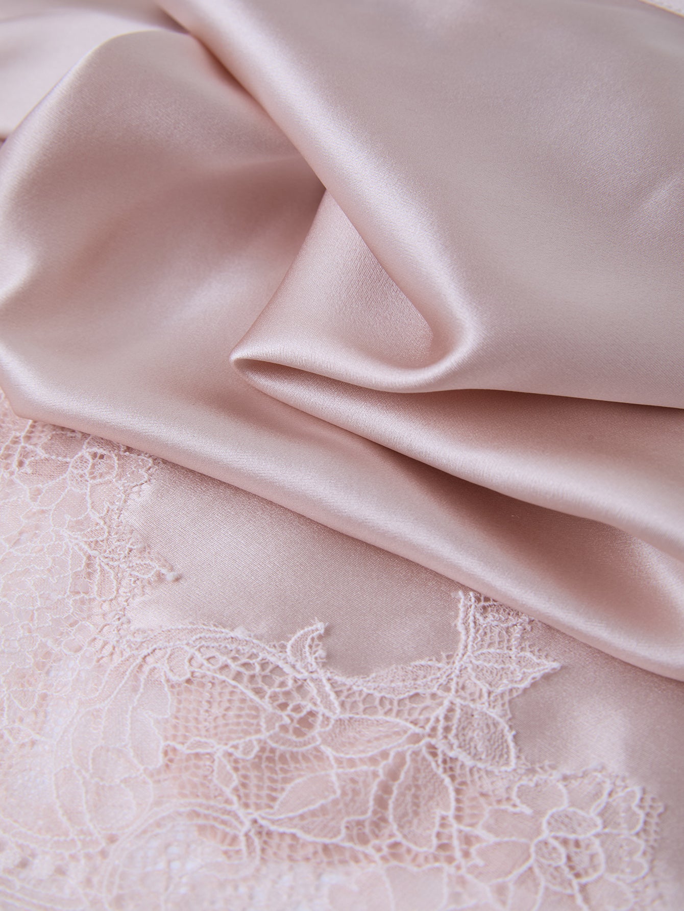 Blushing Skies Chemise and Robe Set In Mulberry Silk - Blush Horizon