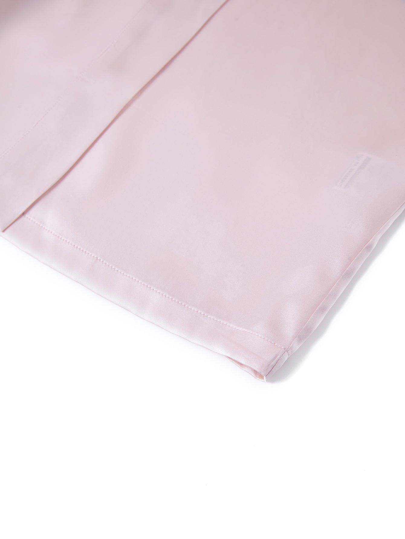 Blushing Skies Chemise and Robe Set In Mulberry Silk - Lilac Cloud