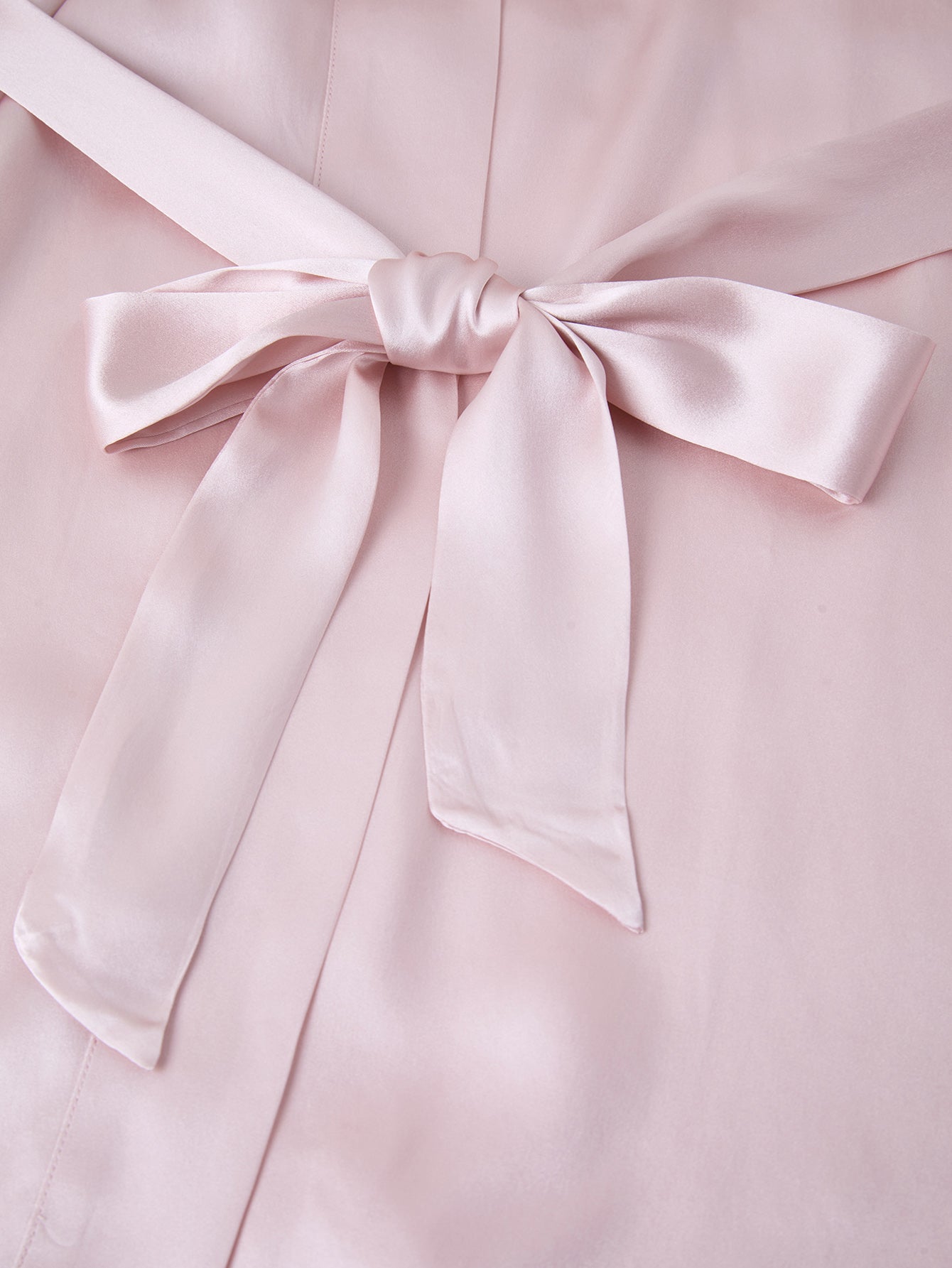 Blushing Skies Chemise and Robe Set In Mulberry Silk - Lilac Cloud