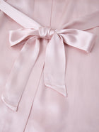 Blushing Skies Chemise and Robe Set In Mulberry Silk - Lilac Cloud