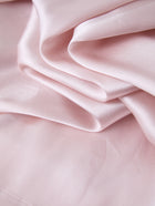 Blushing Skies Chemise and Robe Set In Mulberry Silk - Lilac Cloud