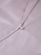 Blushing Skies Chemise and Robe Set In Mulberry Silk - Twilight Mauve