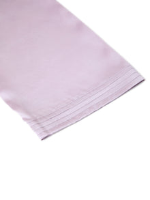 Blushing Skies Chemise and Robe Set In Mulberry Silk - Twilight Mauve