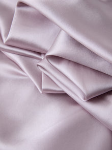 Blushing Skies Chemise and Robe Set In Mulberry Silk - Twilight Mauve