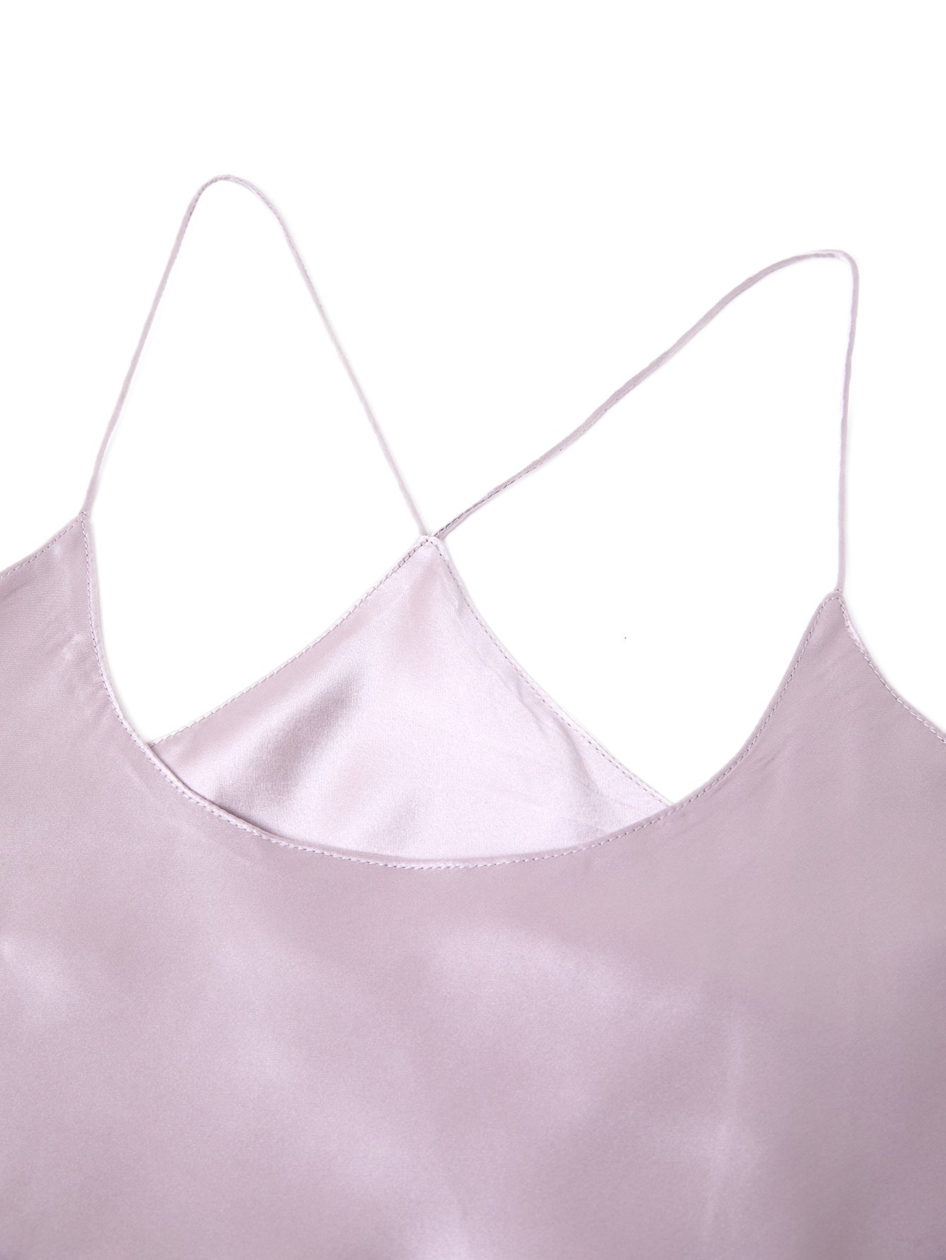 Blushing Skies Chemise and Robe Set In Mulberry Silk - Twilight Mauve