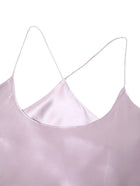 Blushing Skies Chemise and Robe Set In Mulberry Silk - Twilight Mauve
