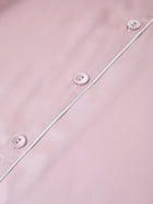 Blushing Skies Silk Pajama Set In Mulberry Silk - Afterglow Rose