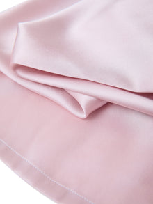 Blushing Skies Silk Pajama Set In Mulberry Silk - Afterglow Rose
