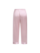 Blushing Skies Silk Pajama Set In Mulberry Silk - Afterglow Rose