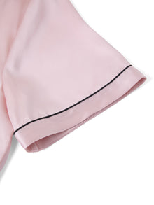 Blushing Skies Short Sleeve and Tap Pants Set In Mulberry Silk - Peach Sorbet