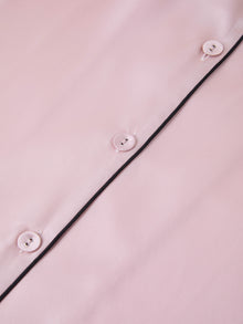 Blushing Skies Short Sleeve and Tap Pants Set In Mulberry Silk - Peach Sorbet