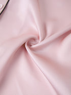 Blushing Skies Short Sleeve and Tap Pants Set In Mulberry Silk - Peach Sorbet