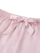 Blushing Skies Short Sleeve and Tap Pants Set In Mulberry Silk - Peach Sorbet