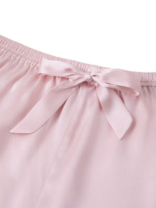 Blushing Skies Short Sleeve and Tap Pants Set In Mulberry Silk - Peach Sorbet